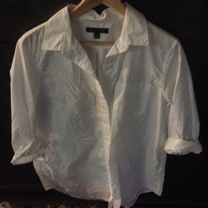 Banana republic Button down white shirt